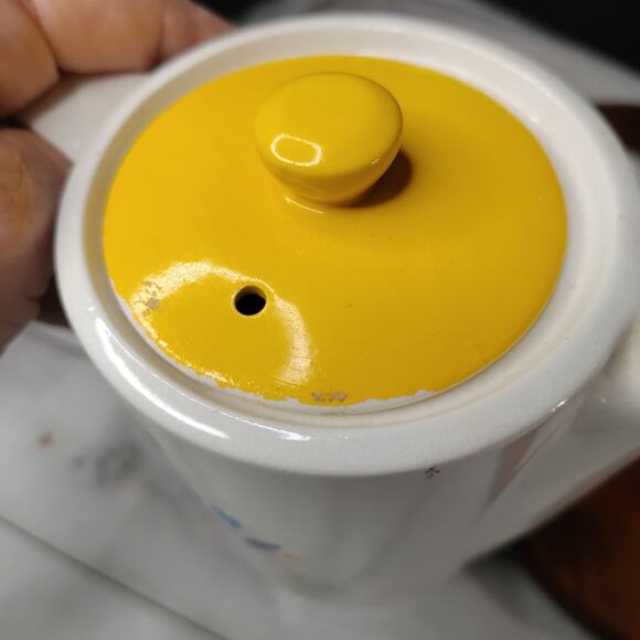 Vintage Retro Tulips Electric Teapot Set Cups Sugar Creamer SOLD AS IS - Picture 10 of 16